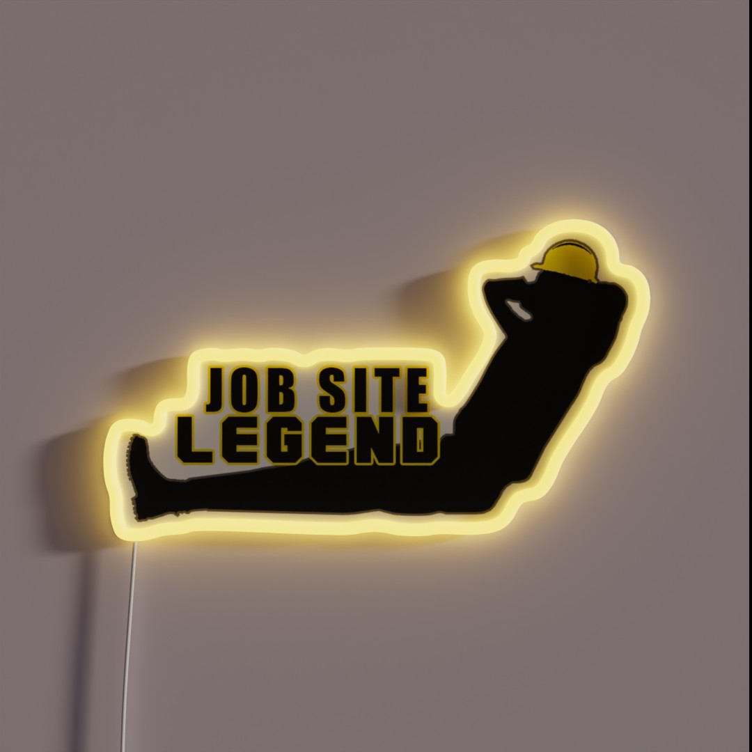 Job Site Legend RGB Neon Sign Job Site Legend RGB Neon Sign