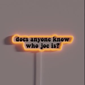 Joe Mama RGB Neon Sign