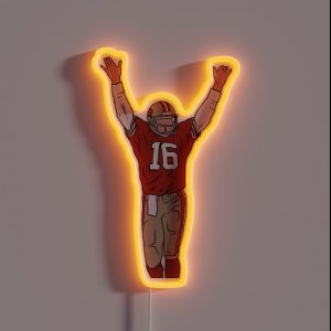 Joe Montana Celebration RGB Neon Sign Joe Montana Celebration RGB Neon Sign