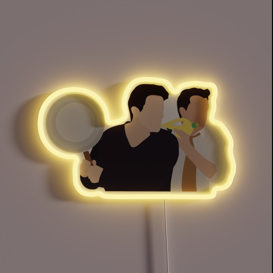 Joey And Chandler RGB Neon Sign Joey And Chandler RGB Neon Sign