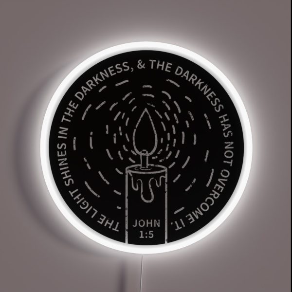 JOHN 1 5 RGB Neon Sign