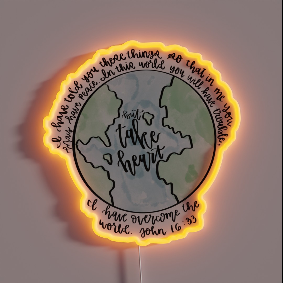 John 16 33 RGB Neon Sign John 16 33 RGB Neon Sign
