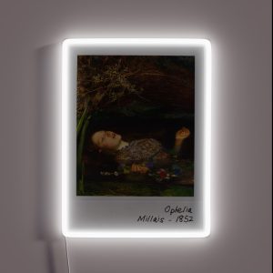 John Everett Millais Ophelia RGB Neon Sign