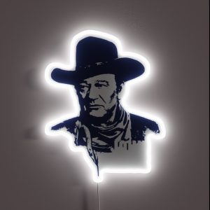 John Wayne The Duke Perfect Gift John Wayne RGB Neon Sign John Wayne The Duke Perfect Gift John Wayne RGB Neon Sign