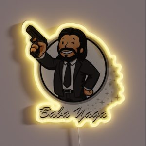 John Wick Baba Yaga RGB Neon Sign John Wick Baba Yaga RGB Neon Sign