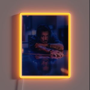 Johnny Depp Blue RGB Neon Sign