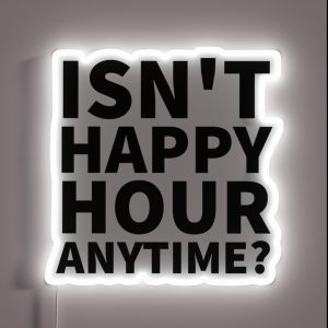 Johnny Depp Isn T Happy Hour Anytime Quote Design RGB Neon Sign Johnny Depp Isn T Happy Hour Anytime Quote Design RGB Neon Sign