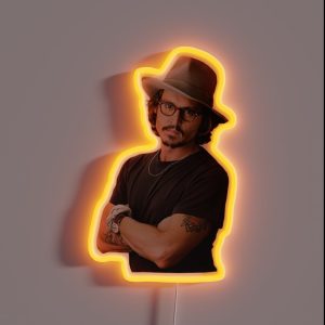 Johnny Depp RGB Neon Sign