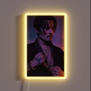 Johnny Depp RGB Neon Sign