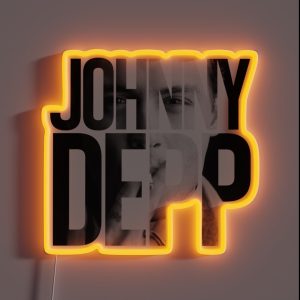Johnny Depp RGB Neon Sign