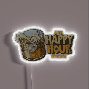 Johnny Depp Trial Quotes Isn T Happy Hour Anytime RGB Neon Sign
