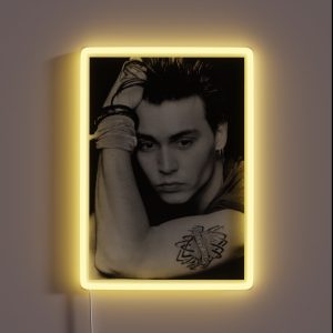 Johnny Depp Young RGB Neon Sign