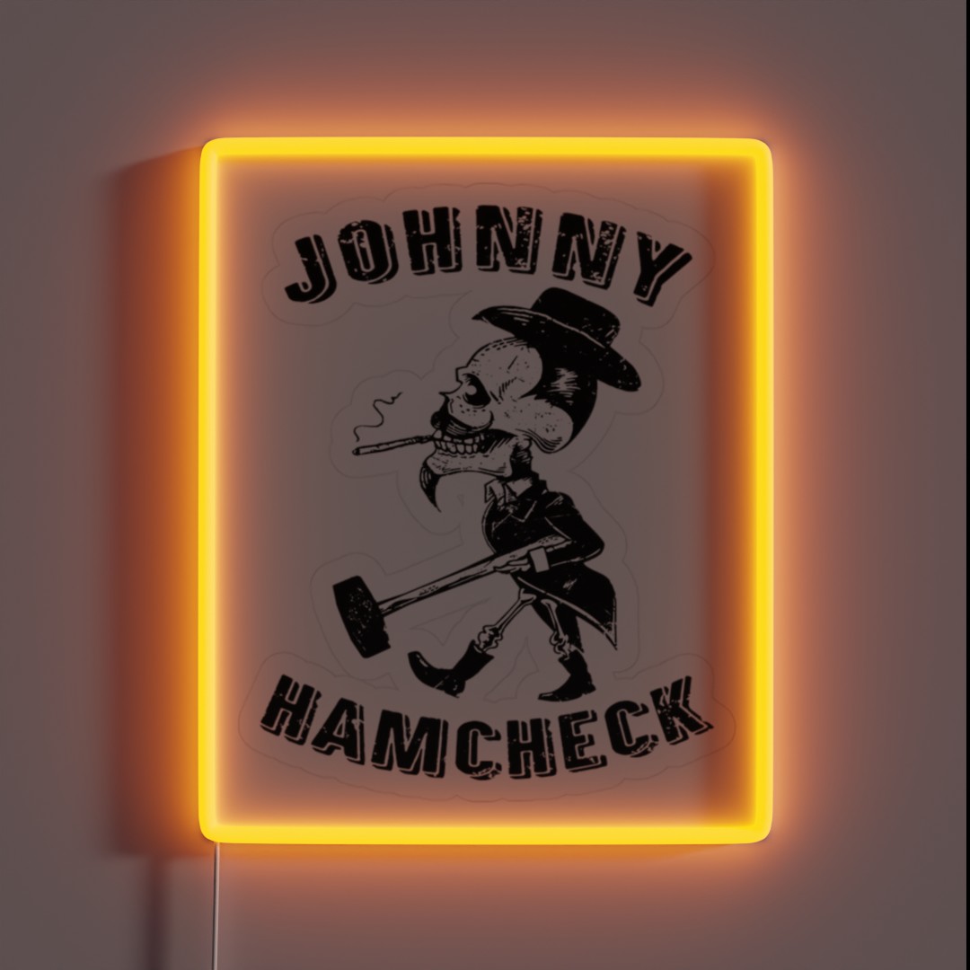 Johnny Hamcheck RGB Neon Sign Johnny Hamcheck RGB Neon Sign