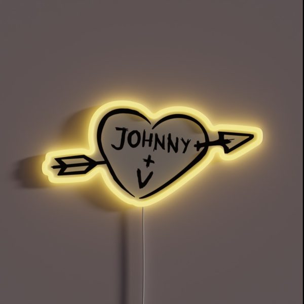 Johnny V RGB Neon Sign