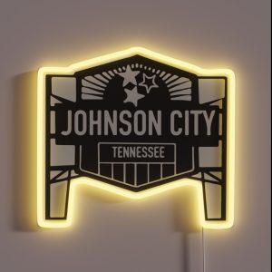 Johnson City TN RGB Neon Sign Johnson City TN RGB Neon Sign