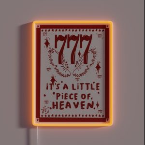 Joji 777 Lyrics RGB Neon Sign