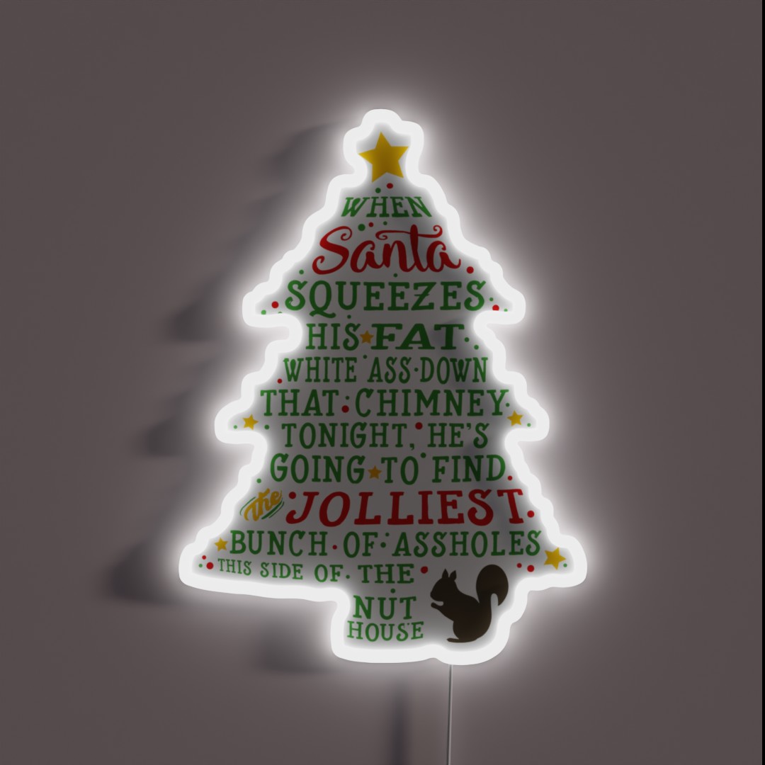 Jolliest Bunch Of A Holes RGB Neon Sign Jolliest Bunch Of A Holes RGB Neon Sign