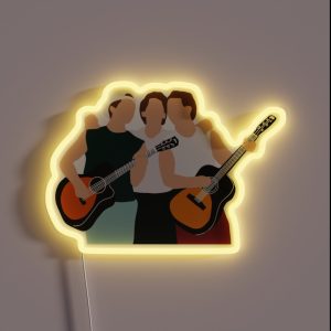 Jonas Brothers Doodle RGB Neon Sign