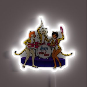 Josie And The Pussycats On Action RGB Neon Sign Josie And The Pussycats On Action RGB Neon Sign