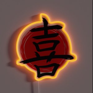 Joy Kanji RGB Neon Sign