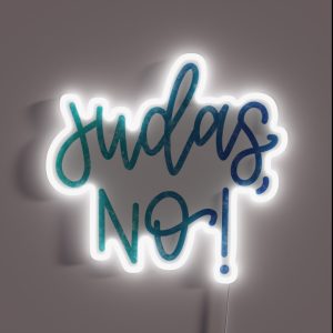 Judas No Vine RGB Neon Sign