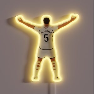 Jude Bellingham Celebration RGB Neon Sign Jude Bellingham Celebration RGB Neon Sign