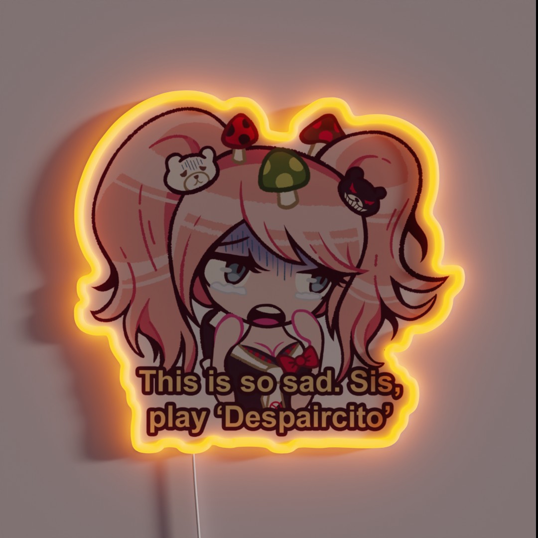 Junko Enoshima Sis RGB Neon Sign Junko Enoshima Sis RGB Neon Sign