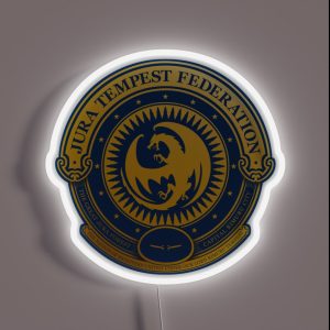 Jura Tempest Federation Seal RGB Neon Sign Jura Tempest Federation Seal RGB Neon Sign