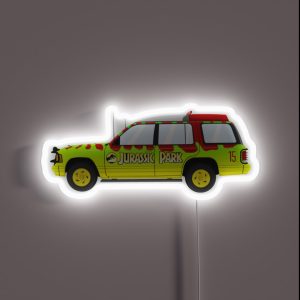 Jurassic Park Explorer RGB Neon Sign Jurassic Park Explorer RGB Neon Sign