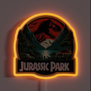 Jurassic Park RGB Neon Sign Jurassic Park RGB Neon Sign