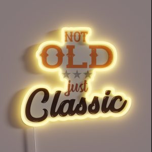 Just Classic RGB Neon Sign