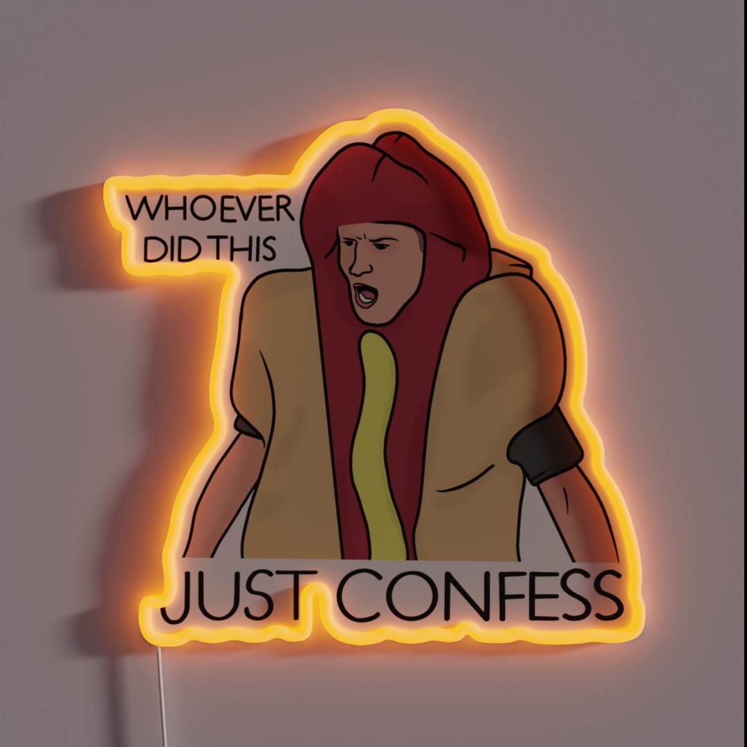 JUST CONFESS RGB Neon Sign JUST CONFESS RGB Neon Sign