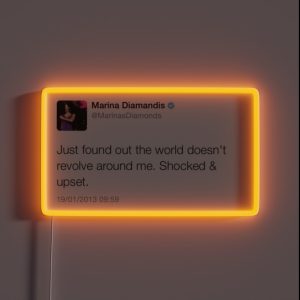 Just Found Out The World Doesn T Revolve Around Me RGB Neon Sign