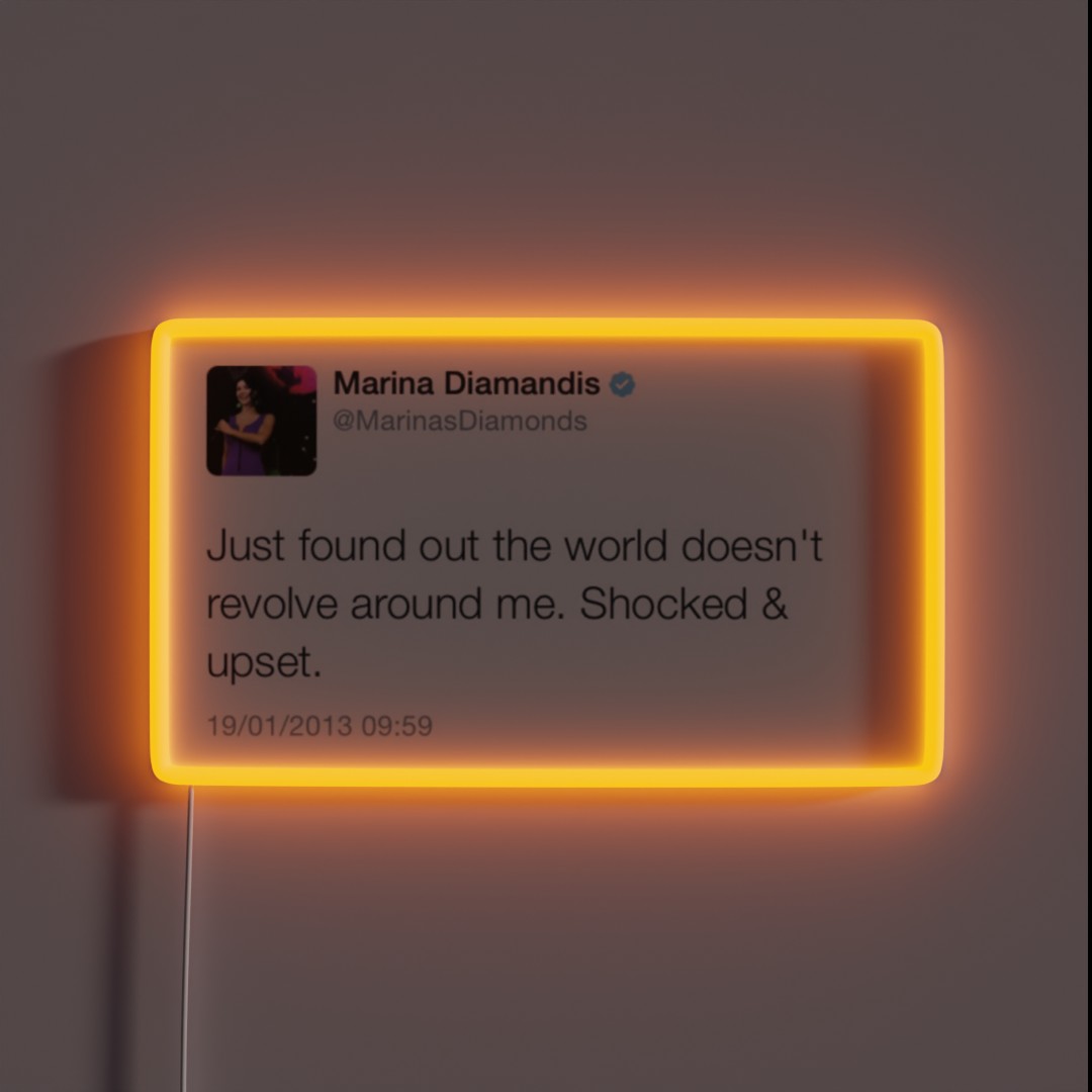 Just Found Out The World Doesn T Revolve RGB Neon Sign Just Found Out The World Doesn T Revolve RGB Neon Sign