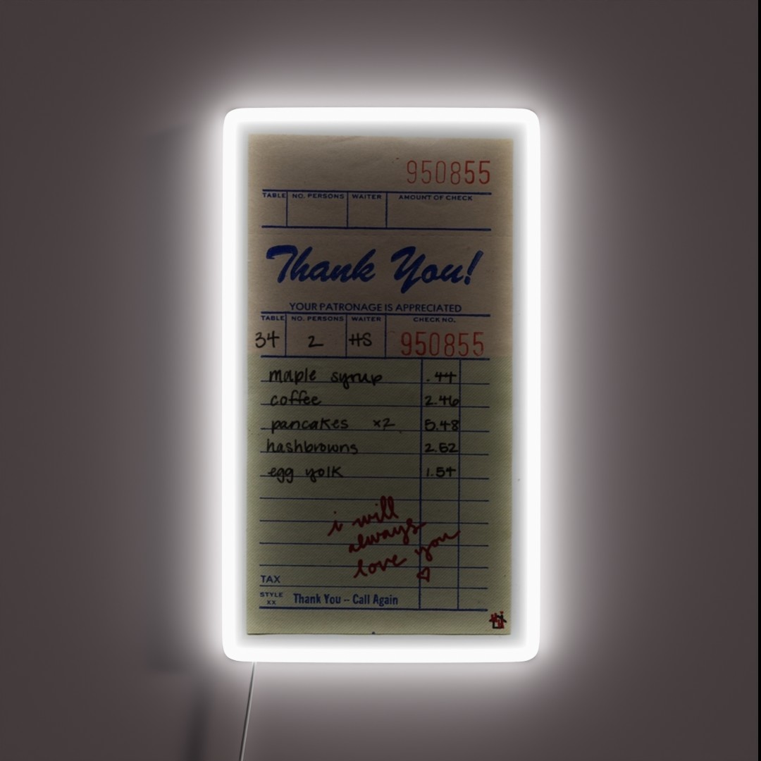 Just Keep Driving Order Slip Harry Styles RGB Neon Sign Just Keep Driving Order Slip Harry Styles RGB Neon Sign