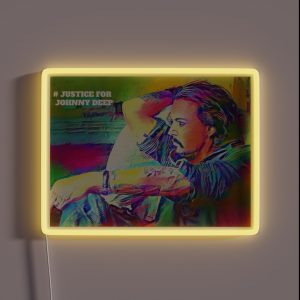 Justice For Johnny Depp RGB Neon Sign