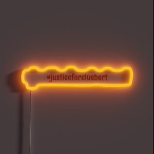 Justiceforcluebert Solve It Squad RGB Neon Sign Justiceforcluebert Solve It Squad RGB Neon Sign