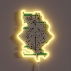 Kaedehara Kazuha Constellation Design RGB Neon Sign