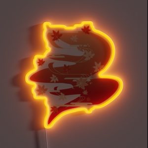 Kaedehara Kazuha Genshin Impacts RGB Neon Sign