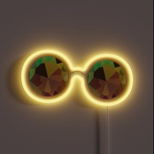 Kaleidoscope Glasses RGB Neon Sign Kaleidoscope Glasses RGB Neon Sign