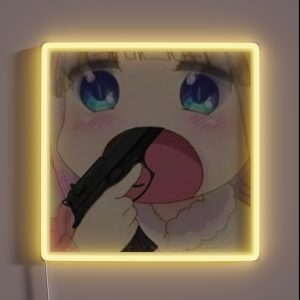 Kanna Kamui Gun Meme RGB Neon Sign Kanna Kamui Gun Meme RGB Neon Sign