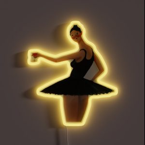 Kanye West My Beautiful Dark Twisted Fantasy Ballerina Graphic RGB Neon Sign