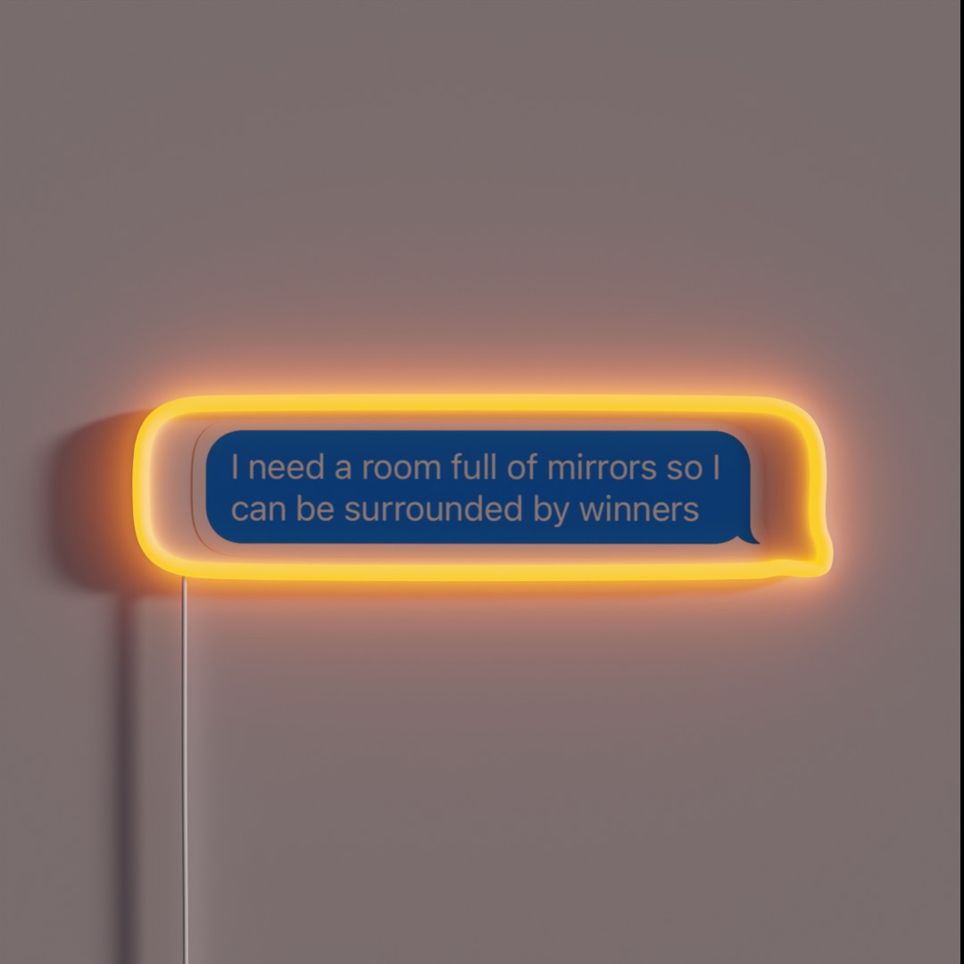 Kanye West Tweet Quote I Need A Room Full Of RGB Neon Sign Kanye West Tweet Quote I Need A Room Full Of RGB Neon Sign