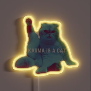 Karma Olivia S Version RGB Neon Sign