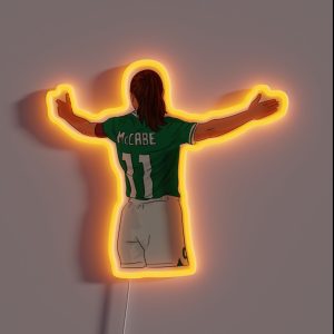 Katie Mccabe Celebration RGB Neon Sign Katie Mccabe Celebration RGB Neon Sign