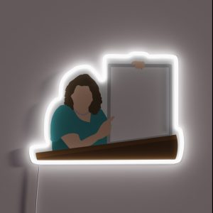 Katie Porter S Whiteboard RGB Neon Sign