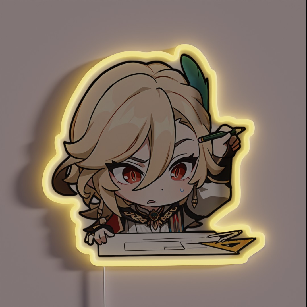 Kaveh Genshin Impact RGB Neon Sign Kaveh Genshin Impact RGB Neon Sign