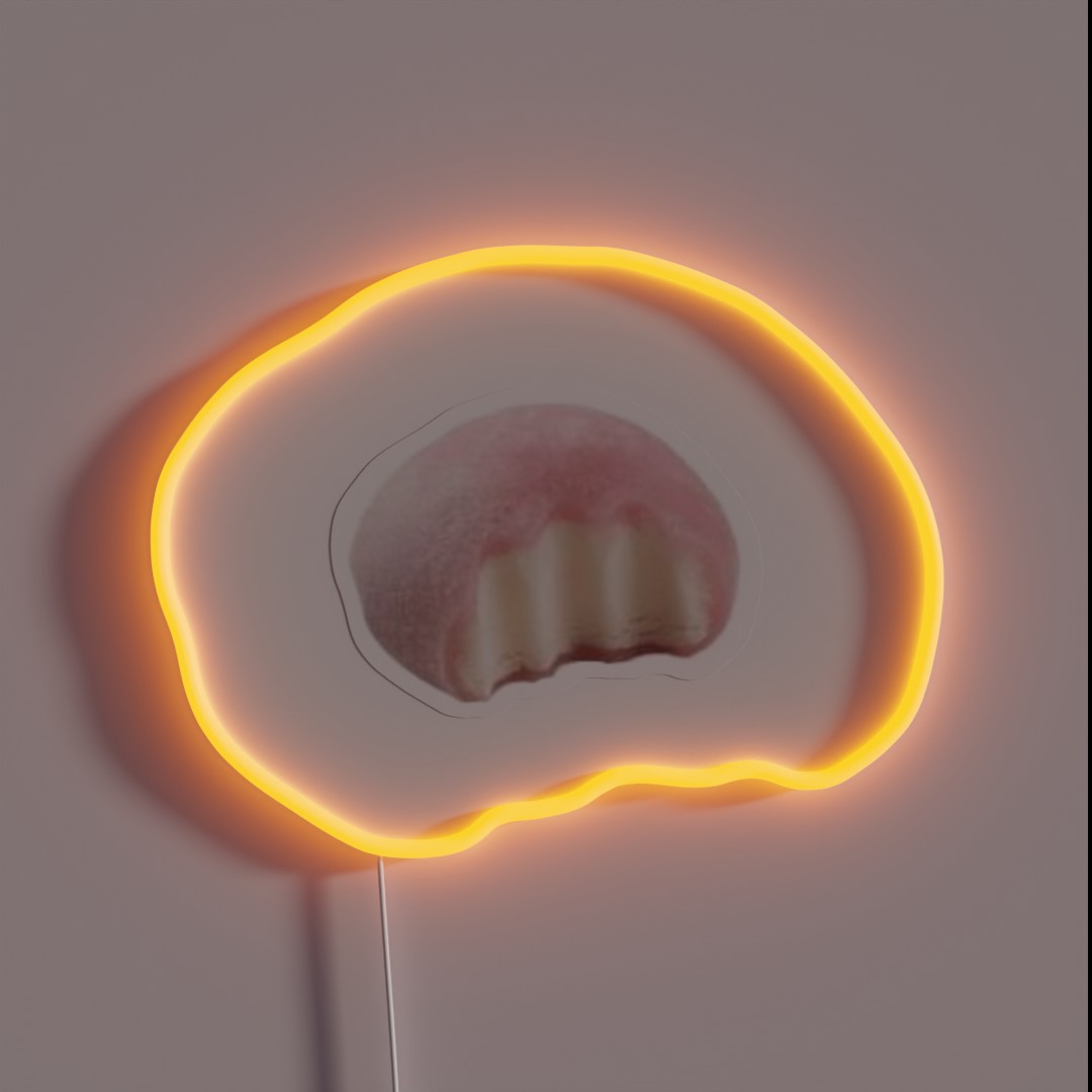 Kawaii Pink Mochi Asian RGB Neon Sign Kawaii Pink Mochi Asian RGB Neon Sign