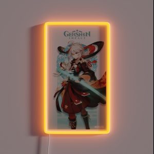 Kazuha Card Genshin Impact RGB Neon Sign