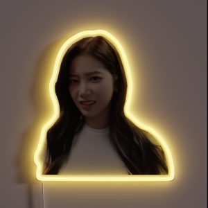 Kazuha LE SSERAFIM Judgy Face RGB Neon Sign